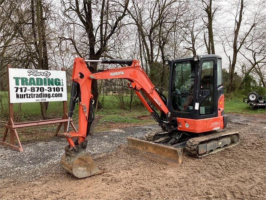 2018 KUBOTA U35-4 MINI EXCAVATOR