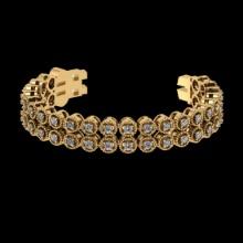 2.52 Ctw VS/SI1 Diamond 14K Yellow Gold Bracelet (ALL DIAMOND ARE LAB GROWN)