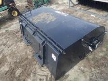 JCT Skid Steer Box Broom Bucket