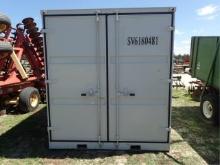 12ft Storage Container w/Personnel Door & Window