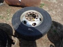 (2) 11R-22.5 Tires & Rims