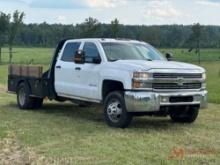 2015 CHEVROLET 3500 HD FLATBED TRUCK