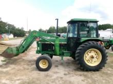 (918) John Deere Model 2555 Cab Tractor