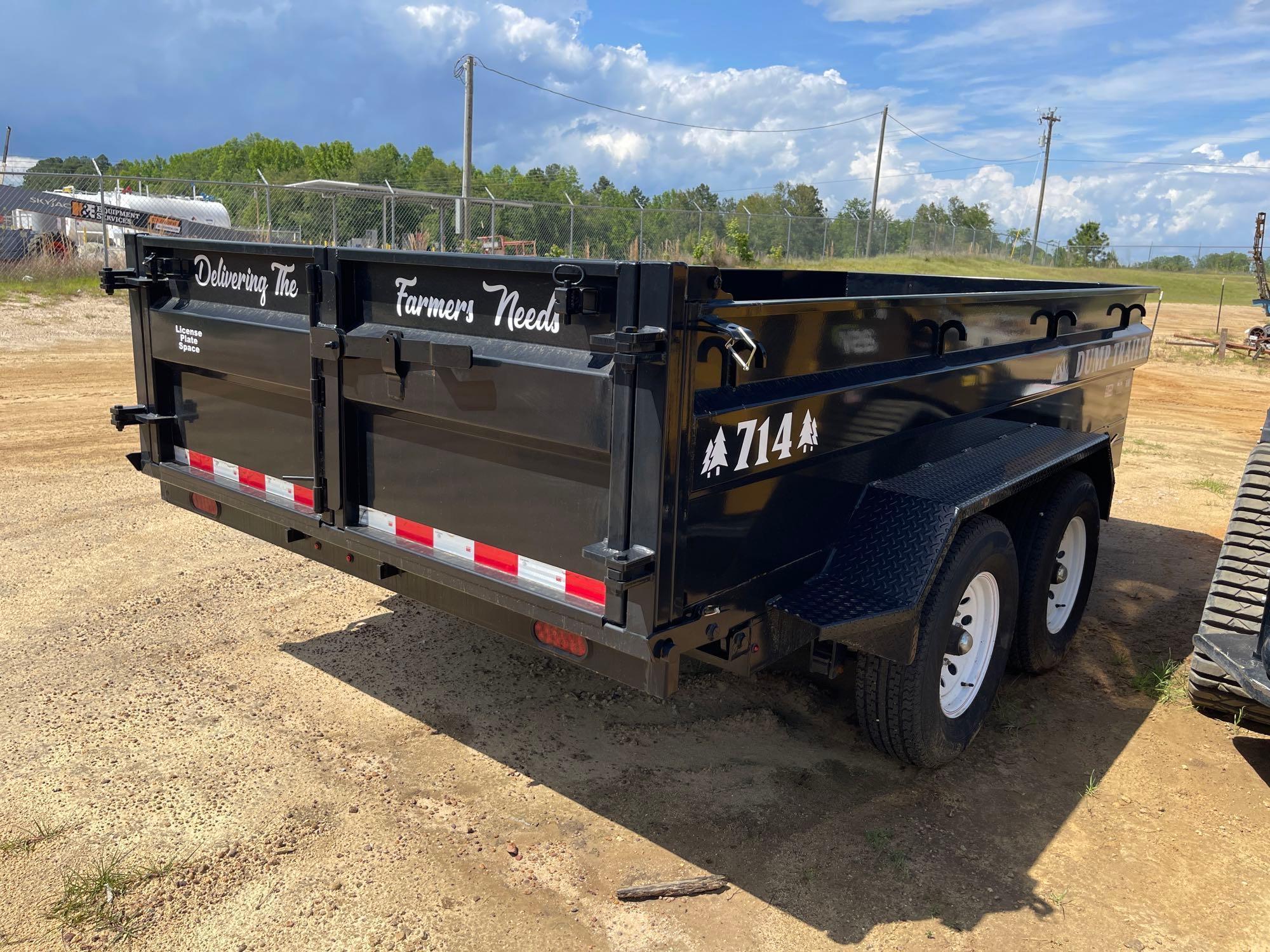 278 - INDUSTRIAS AMERICA 7' X 14' DUMP TRAILER