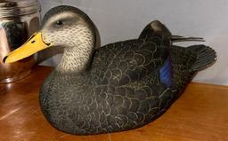 2 Carved Ducks from Ducks Unlimited - one is signed by Tom Taber