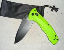 Bench Made 980 Turret Limited edition Knife- Neon Green and Black