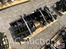 New (9) Piece Mini Excavator Attachment Set