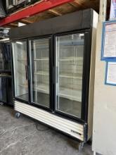 True 3 Glass Door Refrigerator