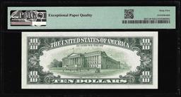 1985 $10 Federal Reserve Star Note St. Louis Fr.2027-H* PMG Gem Uncirculated 65EPQ