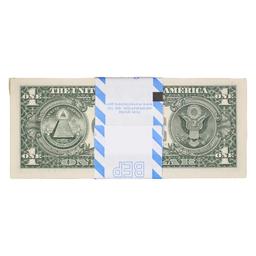 Pack of (100) Consecutive 2017 $1 Federal Reserve STAR Notes Chicago