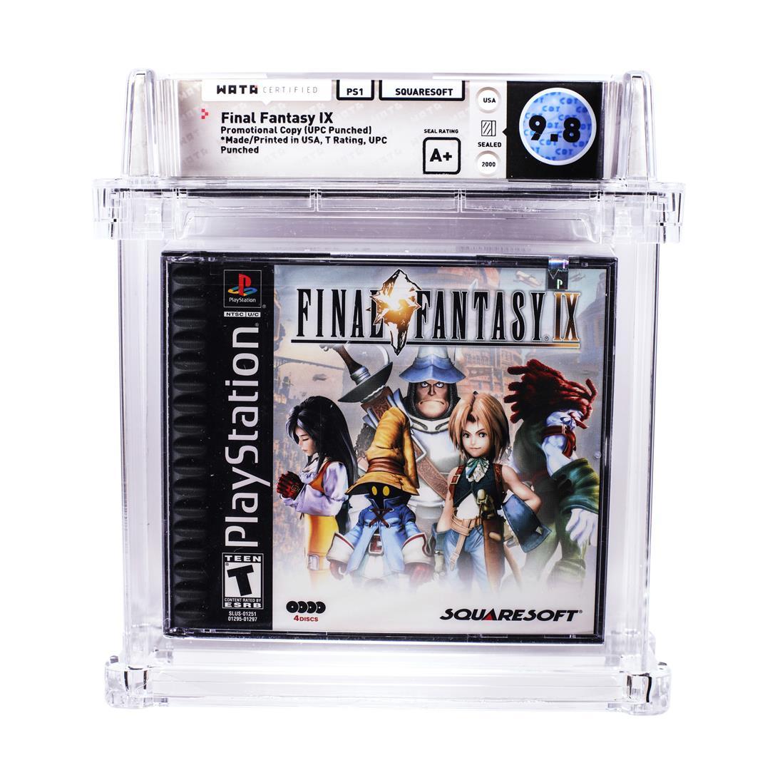 Final Fantasy IX (Promotional Copy (UPC) Punched) PS1 PlayStation Game WATA 9.8/A+