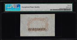 Third Issue Five Cents Specimen Fractional Note Fr.1236sp PMG Gem Uncirculated 66EPQ