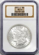 1902-O $1 Morgan Silver Dollar Coin NGC MS65