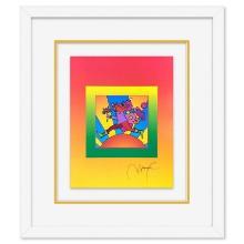 Peter Max "Flower Jumper Over Sunrise on Blends II" Limited Edition Lithograph