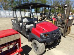 Club Car XRT 1550 4 x 4, Intellitrak 4 Seat Side by Side UTV, Manual Dump,