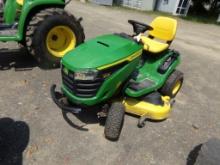 John Deere S140 with 48'' Deck, 22 HP V-Twin Engine, Hydro, 46.5 Hrs., Ser.