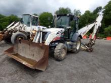 Terex TX760B Backhoe, NOT RUNNING, MISSING DOOR GLASS ON BOTH SIDES, Extend