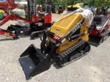 New, AGT, CRT23 Mini Skid Steer, Yellow, Gas, 32'' Bucket