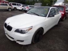 2007 BMW 530xi, White, Leather, Sunroof, 145,089 Miles, VIN#: WBANF73587CY1