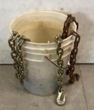bucket of chains
