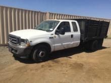 2003 Ford F350 Extended Cab Flatbed Truck,