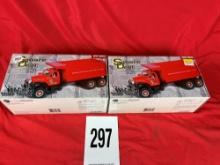 (2) Square Deal Sand Trucks