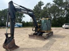 2016 DEERE 85G MINI EXCAVATOR SN: 1FF085GXHGJ018601