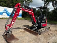 YANMAR VIO25-6A MINI EXCAVATOR SN: YMRV1025HMAJAG358