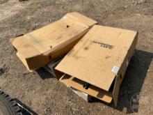 (3) UNUSED, FLEET ENGINEERS QUARTER POLY COMMERCIAL TRUCK FENDERS AND