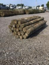 Southern Yellow Pine Fence Posts