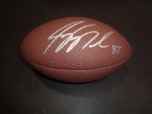 Jordy Nelson Green Bay Packers Autographed Wilson Football GA coa