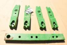 FOUR JOHN DEERE SWAY BLOCKS & ONE DRAWBAR (UNUSED)