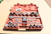 SOCKET SET WITH CASE 3/4"