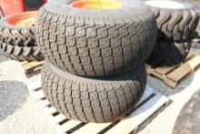 TWO GALAXY 41/18LLX16.1 TIRES & RIMS WITH 6 BOLT CENTERS (AS NEW)