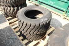 TWO TITAN 12-16.5 TIRES (UNUSED)