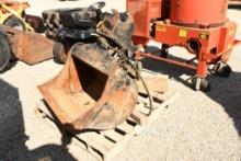 AMI 36" TILT DITCHING BUCKET TO FIT JOHN DEERE 50D MIDI EXCAVATOR