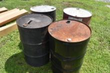 4 55 Gallon Barrels