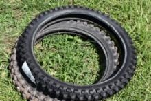 Pair of Shinko 520A 80/100-21 Dirt Bik Tires