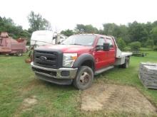 2012 FORD F550 POWER STROKE, 196,474 MILES, 4WD,