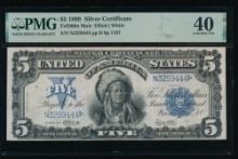 1899 $5 Chief Silver Certificate PMG 40