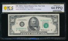 1969A $50 New York FRN PCGS 64PPQ