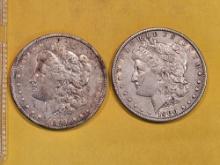 1901 and 1900-S Morgan Dollars