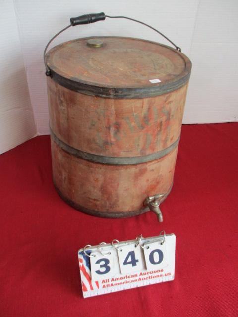 5 Gallon Wooden Primitive Kerosene Oil Jug