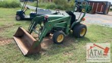 John Deere 650 Tractor w/ 60" Bucket (Non-Running)