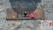 Goose Neck Ball Hitch Plate