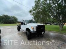 2013 Ford F350 SD Single Cab Flatbed Truck