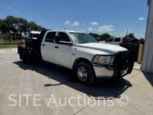 2014 Dodge Ram 3500 Crew Cab Flatbed Truck