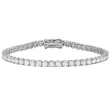 18k White Gold 6.65ct Diamond Bracelet