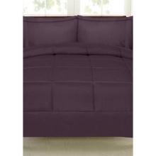 Sweet Home Collection Solid Down Alt. Comforter Set, One Size, Purple, Retail $210.00