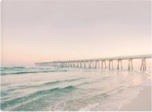 Art Canvas Pier Canvas Wall Decor - 43 in x 32 in, Retail $175.00